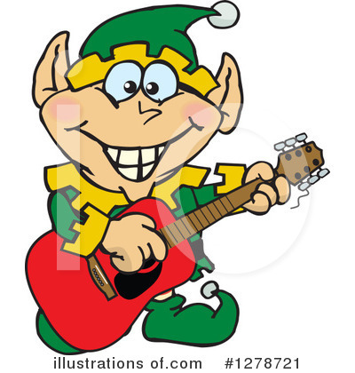Royalty-Free (RF) Christmas Elf Clipart Illustration by Dennis Holmes Designs - Stock Sample #1278721