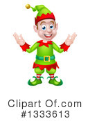 Christmas Elf Clipart #1333613 by AtStockIllustration