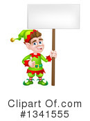 Christmas Elf Clipart #1341555 by AtStockIllustration
