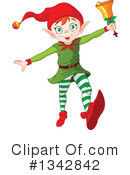 Christmas Elf Clipart #1342842 by Pushkin