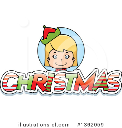 Royalty-Free (RF) Christmas Elf Clipart Illustration by Cory Thoman - Stock Sample #1362059