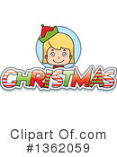 Christmas Elf Clipart #1362059 by Cory Thoman