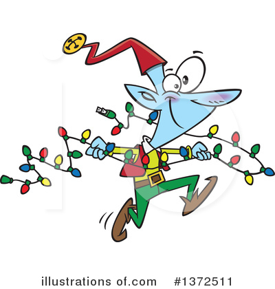Christmas Elf Clipart #1372511 by toonaday