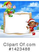 Christmas Elf Clipart #1423488 by AtStockIllustration