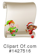 Christmas Elf Clipart #1427516 by AtStockIllustration
