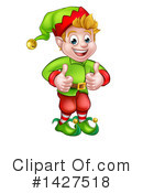 Christmas Elf Clipart #1427518 by AtStockIllustration