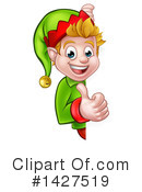 Christmas Elf Clipart #1427519 by AtStockIllustration