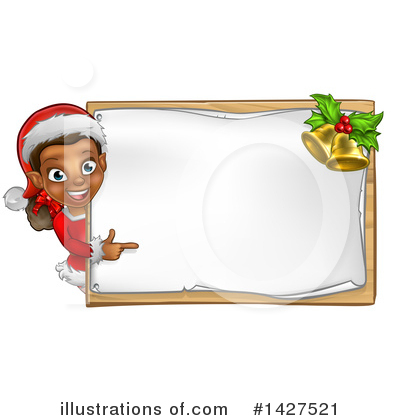 Royalty-Free (RF) Christmas Elf Clipart Illustration by AtStockIllustration - Stock Sample #1427521
