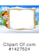 Christmas Elf Clipart #1427524 by AtStockIllustration