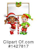 Christmas Elf Clipart #1427817 by AtStockIllustration