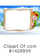 Christmas Elf Clipart #1428839 by AtStockIllustration