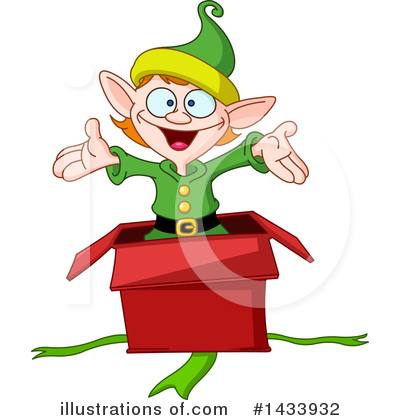 Royalty-Free (RF) Christmas Elf Clipart Illustration by yayayoyo - Stock Sample #1433932