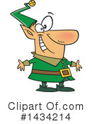 Christmas Elf Clipart #1434214 by toonaday