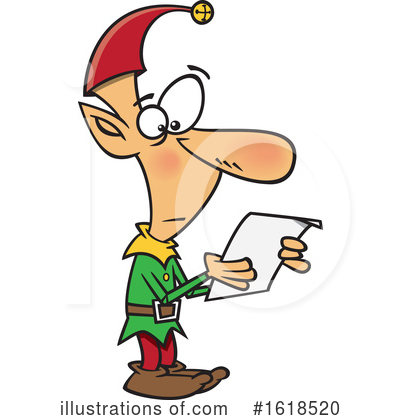 Christmas Elf Clipart #1618520 by toonaday
