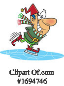 Christmas Elf Clipart #1694746 by toonaday
