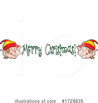 Royalty-Free (RF) Christmas Elf Clipart Illustration by Johnny Sajem - Stock Sample #1729635
