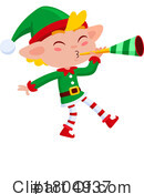 Christmas Elf Clipart #1804937 by Hit Toon