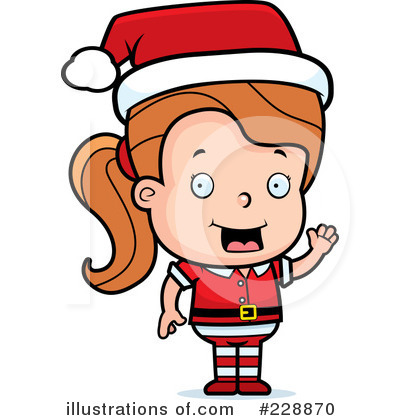 Royalty-Free (RF) Christmas Elf Clipart Illustration by Cory Thoman - Stock Sample #228870