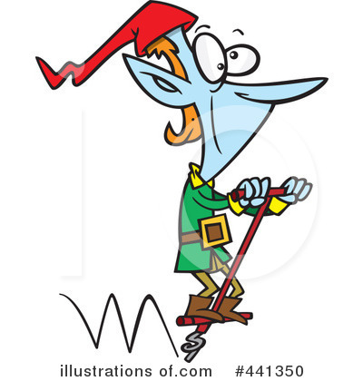 Royalty-Free (RF) Christmas Elf Clipart Illustration by toonaday - Stock Sample #441350