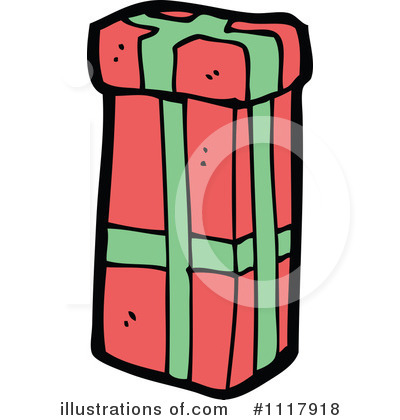 Royalty-Free (RF) Christmas Gift Clipart Illustration by lineartestpilot - Stock Sample #1117918