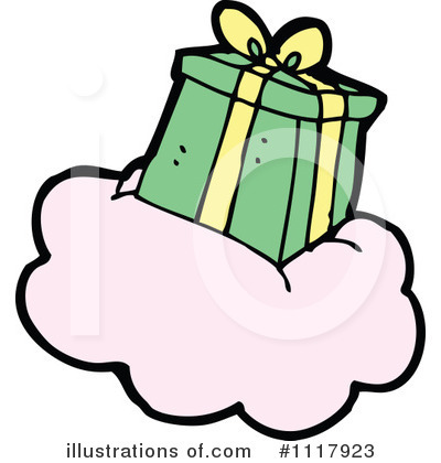 Royalty-Free (RF) Christmas Gift Clipart Illustration by lineartestpilot - Stock Sample #1117923