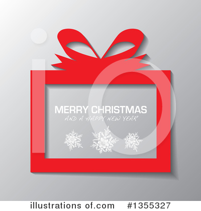 Royalty-Free (RF) Christmas Gift Clipart Illustration by michaeltravers - Stock Sample #1355327