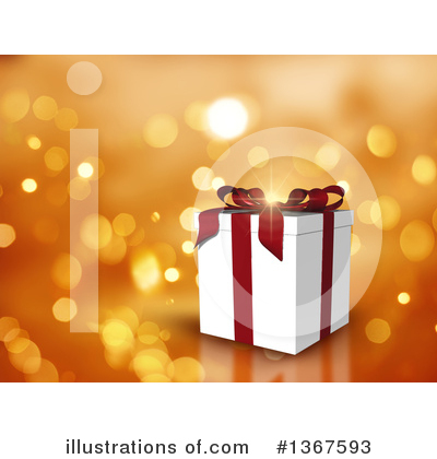 Royalty-Free (RF) Christmas Gift Clipart Illustration by KJ Pargeter - Stock Sample #1367593