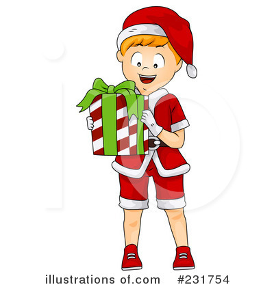 Royalty-Free (RF) Christmas Gift Clipart Illustration by BNP Design Studio - Stock Sample #231754