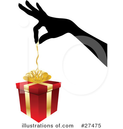 Royalty-Free (RF) Christmas Gift Clipart Illustration by KJ Pargeter - Stock Sample #27475
