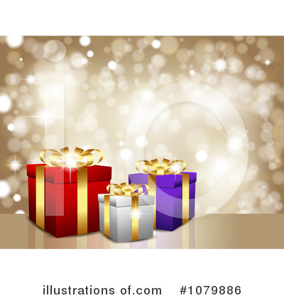 Royalty-Free (RF) Christmas Gifts Clipart Illustration by KJ Pargeter - Stock Sample #1079886