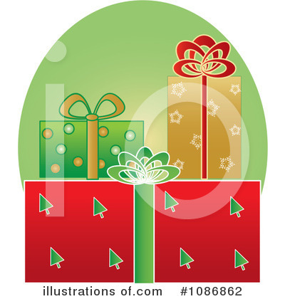 Christmas Gifts Clipart #1086862 by Pams Clipart