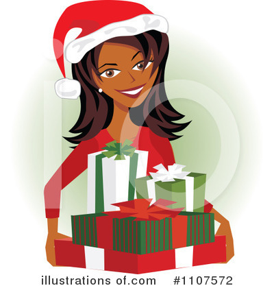Christmas Woman Clipart #1107572 by Amanda Kate