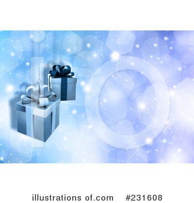 Royalty-Free (RF) Christmas Gifts Clipart Illustration by KJ Pargeter - Stock Sample #231608