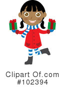 Christmas Girl Clipart #102394 by Rosie Piter
