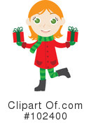 Christmas Girl Clipart #102400 by Rosie Piter