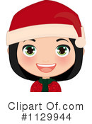 Christmas Girl Clipart #1129944 by Melisende Vector