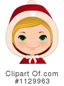 Christmas Girl Clipart #1129963 by Melisende Vector