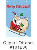 Christmas Greeting Clipart #101200 by Hit Toon