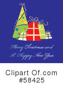 Christmas Greeting Clipart #58425 by MilsiArt