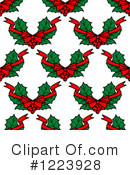 Christmas Holly Clipart #1223928 by Vector Tradition SM