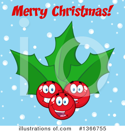 Holly Clipart #1366755 by Hit Toon