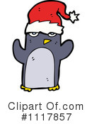 Christmas Penguin Clipart #1117857 by lineartestpilot