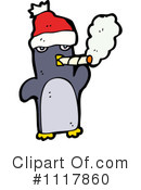Christmas Penguin Clipart #1117860 by lineartestpilot