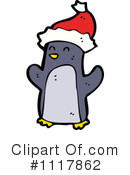 Christmas Penguin Clipart #1117862 by lineartestpilot