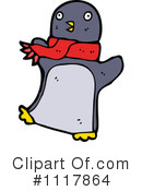 Christmas Penguin Clipart #1117864 by lineartestpilot