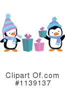 Christmas Penguin Clipart #1139137 by peachidesigns