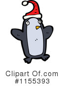 Christmas Penguin Clipart #1155393 by lineartestpilot