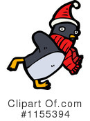 Christmas Penguin Clipart #1155394 by lineartestpilot