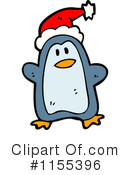 Christmas Penguin Clipart #1155396 by lineartestpilot