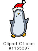 Christmas Penguin Clipart #1155397 by lineartestpilot